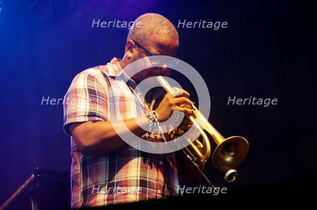 Terence Blanchard, Love Supreme Jazz Festival, Glynde, East Sussex.  Artist: Brian O'Connor
