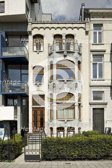 Maison du Lietenant Jean Delannoy, 120 Av. De Tervueren, (1906), c2014-2017. Artist: Alan John Ainsworth.