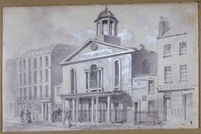 Percy Chapel, Charlotte Street, Fitzroy Square, London, 1857.                              Artist: Anon