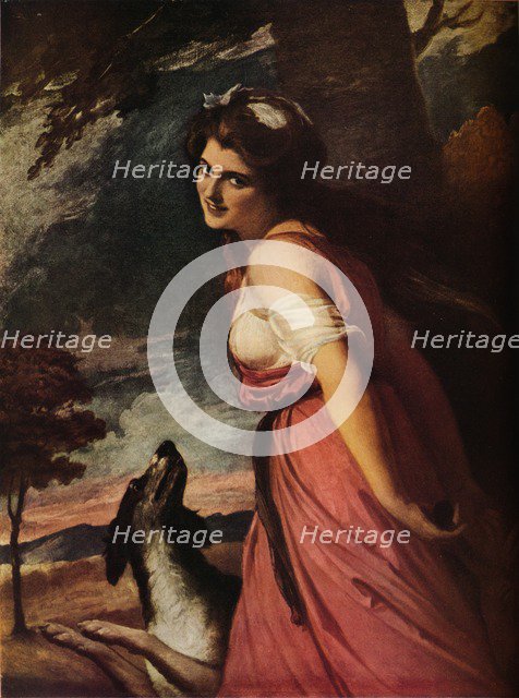 'Lady Hamilton as a Bacchante', 1785. Artist: George Romney.
