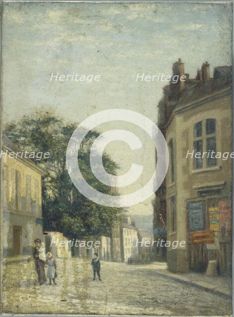 Rue Lhomond, opposite Rue Vauquelin, c1900. Creator: Paul Martelliere.