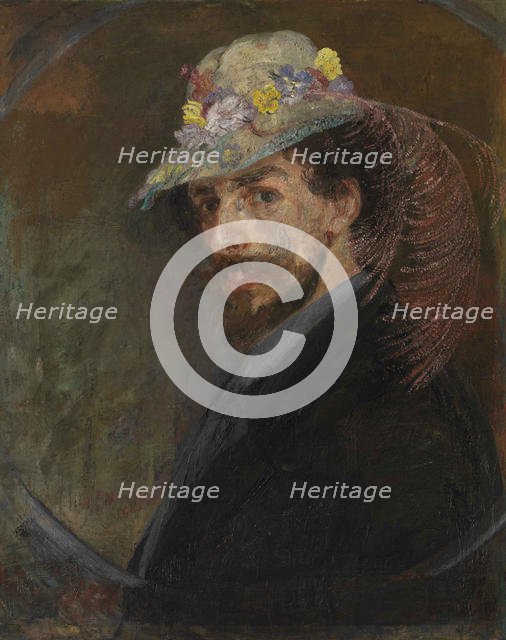 Self-Portrait with Flowered Hat, 1883.