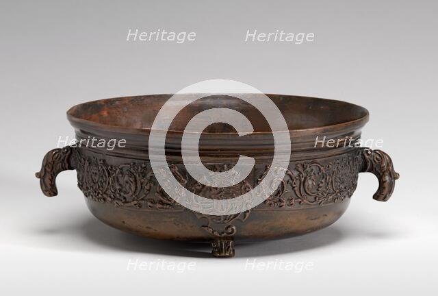 Bowl with a Shield of Arms, 16th or 17th century. Creator: Unknown.