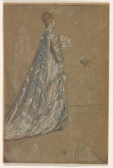 The Blue Dress, 1871. Creator: James Abbott McNeill Whistler.