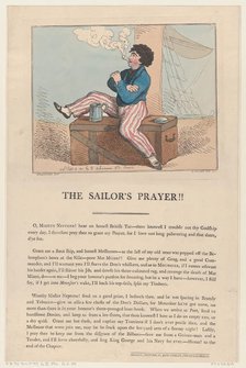 The Sailor's Prayer!!, September 12, 1801., September 12, 1801. Creator: Thomas Rowlandson.
