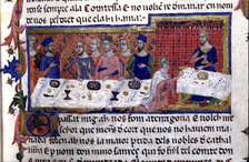 Banquet given by Pere Martell to James I in Tarragona in 1228, where he decided the conquest of t…