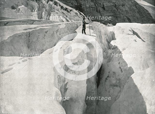 The Rockies: Asulkan Glacier, Hermit Range, Canada, 1895.  Creator: William Notman & Son.