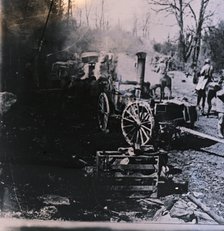 Steam locomotive, c1914-c1918. Artist: Unknown.