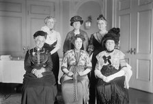 Intl. Anti-Vivisection Congress - Back Row: Mrs. Clinton Pichney Farrell; Mrs. L. B. Hender..., 1913 Creator: Harris & Ewing.