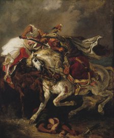 Le Combat du Giaour et du Pacha, 1835. Creator: Eugene Delacroix.