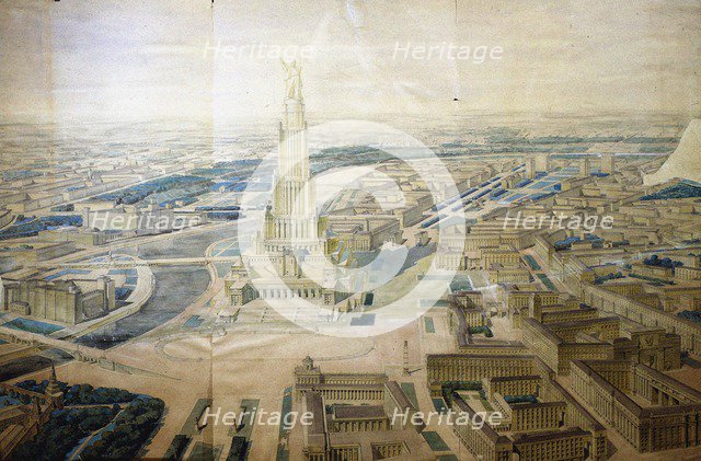 The Palace of the Soviets, 1944.