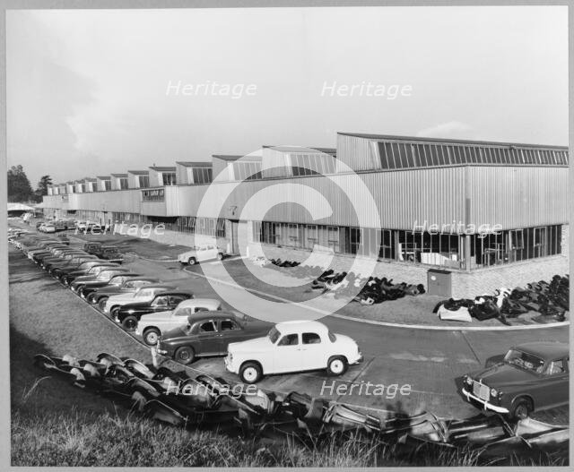 Rover Car Company Works, Lode Lane, Solihull, 25/10/1956. Creator: John Laing plc.