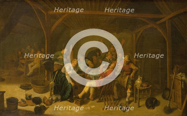 The Bean King is Drinking, 1625-1668. Creator: Jan Miense Molenaer.