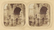 Arco di Settimio Severo/The Arch of Septimus Severns, 1855-1865. Creator: London Stereoscopic & Photographic Co.