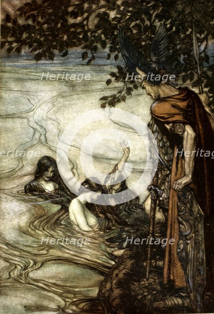 'Illustration from Siegfried and the Twilight of the Gods, 1924.  Artist: Arthur Rackham