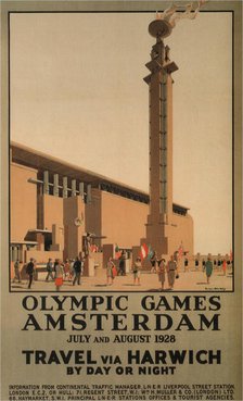 The 1928 Summer Olympics, Amsterdam, 1928. Artist: Van Anrooy, Anton (1870-1949)