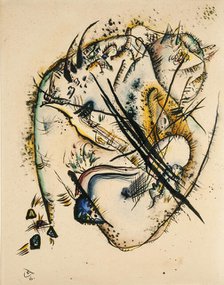 Watercolour with Seven Strokes, 1916. Creator: Kandinsky, Wassily Vasilyevich (1866-1944).