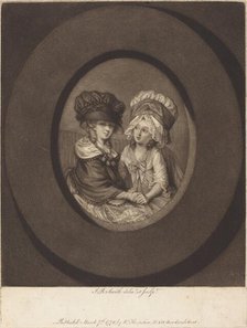 Les Deux Ami (The Two Friends), 1778. Creator: John Raphael Smith.