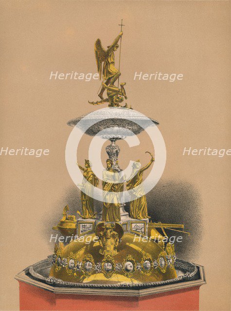 'Presentation Piece to the Burgomaster C. De Bruckere', 1893.  Artist: Robert Dudley.