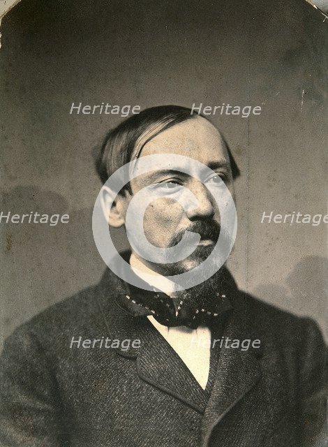 Nikolay Nekrasov, Russian poet and publisher, late 1850s. Artist: Karl August Bergner