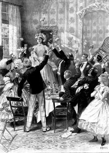 "Trelawny of 'The Wells,'" Mr. Pinero's new play at the Court Theatre, 1898. Creator: Unknown.