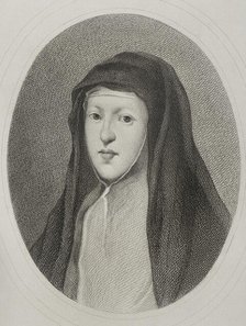 Mariana of Austria (1634-1696), Queen consort of Spain (1649-1665), 1879.  Creators: Alphonse Charles Masson, Magin Pujadas.