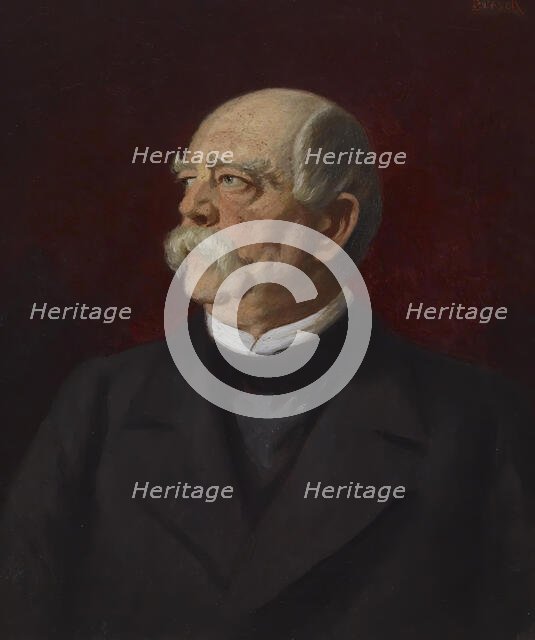 Portrait of Bismark, c1860. Creator: Carl Bersch.