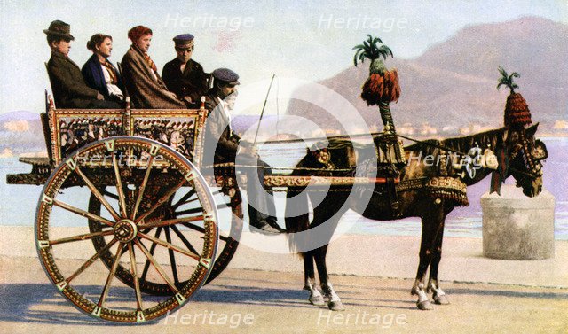 Cart, Palermo, Sicily, c1923. Artist: Unknown