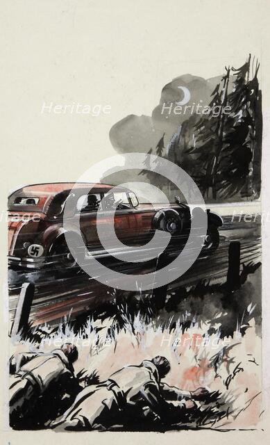 Boy's Adventure Stories: 1 of 28 pieces - Book `A', between 1939 and 1946.  Creators: Unknown, Central Office of Information.