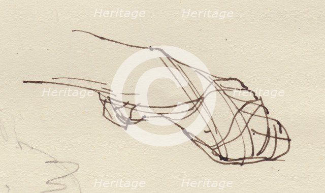 Foot study, c1950. Creator: Shirley Markham.