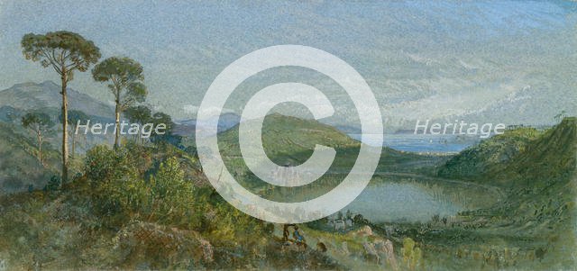 Lago Avernus, ca. 1867-70. Creator: William Trost Richards.