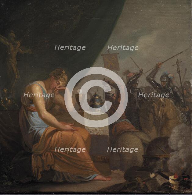 Hierarchy at its Peak at the time of the Crusades, 1784. Creator: Nicolai Abraham Abildgaard.