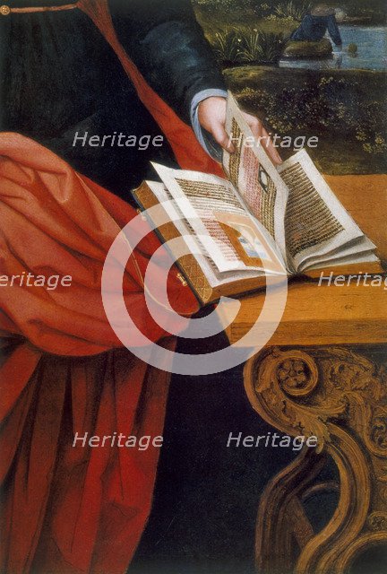 'Virgin and Child', detail, 16th century. Artist: Anon