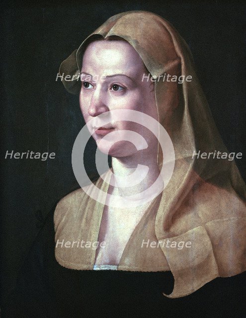 Portrait of a woman from the Florentine School, 16th century. Artist: Unknown