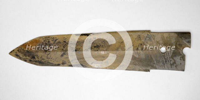 Dagger-Blade (ge), Shang dynasty (c.1600-1046 BC),  13th-11th century B.C. Creator: Unknown.