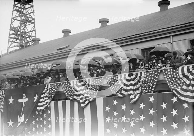 Launch of "Florida", U.S.N., 1910. Creator: Bain News Service.