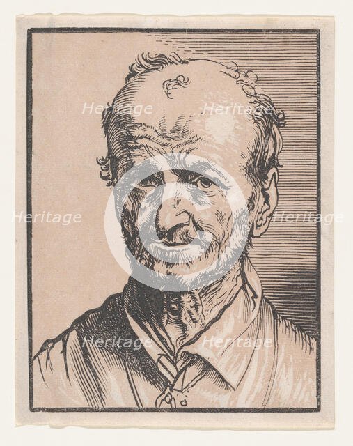 Bust of a Man, 17th century. Creator: Jan Lievens.