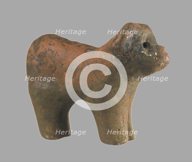 Statuette of a Dog, 4th millenium BC. Artist: Prehistoric Russian Culture  