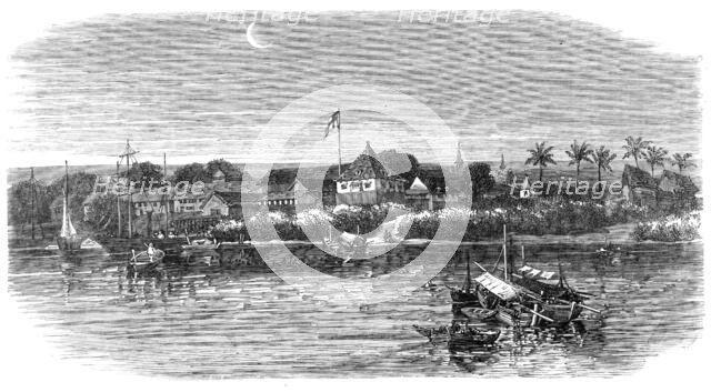 Views in Borneo: Kucking Fort, Sarawak, 1864. Creator: Unknown.