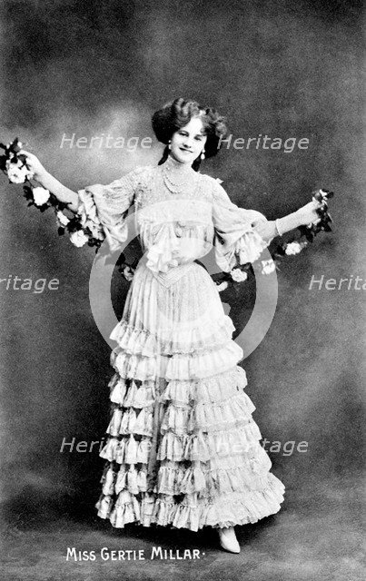 Gertie Millar (1879-1952), English actress, 1906. Artist: Unknown