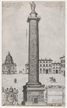 Speculum Romanae Magnificentiae: Column of Trajan, 1589., 1589. Creator: Attributed to Nicolas Beatrizet.