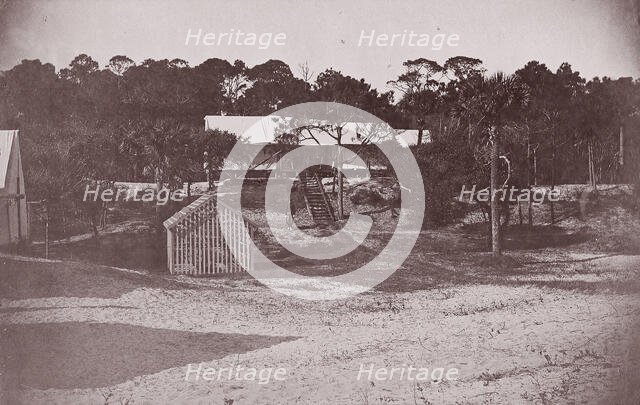 Gen. Q.A. Gillmore's Head Quarters - Folly Island, S.C., ca. 1863. Creator: Unknown.