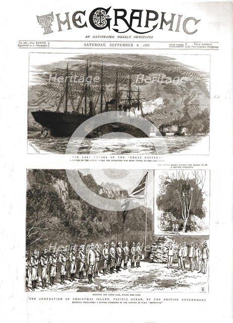 ''The Graphic, Front Cover Saturday September 8th. 1888', 1888. Creator: Unknown.