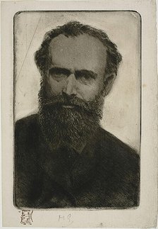 Portrait of Manet, 1880/84. Creator: Henri-Charles Guerard.