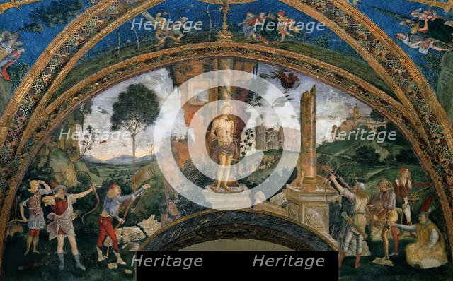 The Martyrdom of Saint Sebastian, 1492-1495. Creator: Pinturicchio, Bernardino (1454-1513).