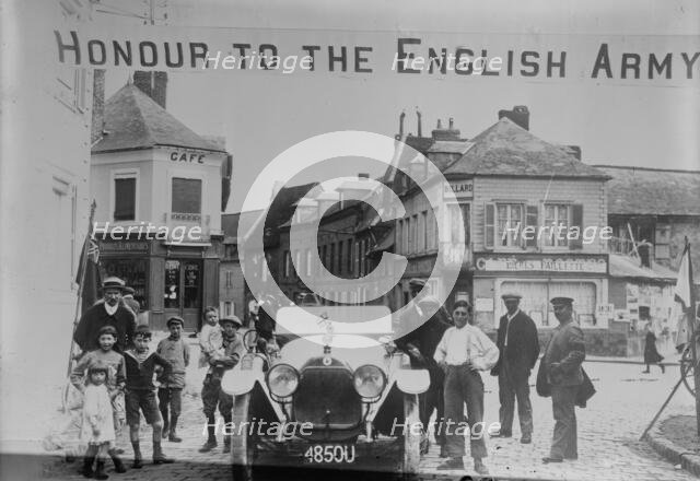 Welcome to British, Boulogne, between c1914 and c1915. Creator: Bain News Service.