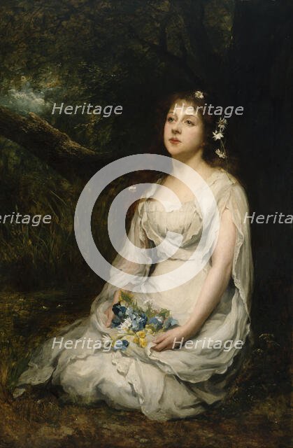 Ophelia, c1870s. Creator: Joseph Mordecai.