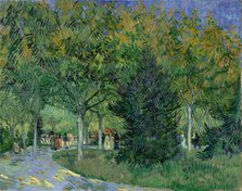 Path in the Park of Arles, 1888. Creator: Gogh, Vincent, van (1853-1890).
