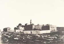 Jérusalem, Mont Sion, 1854. Creator: Auguste Salzmann.