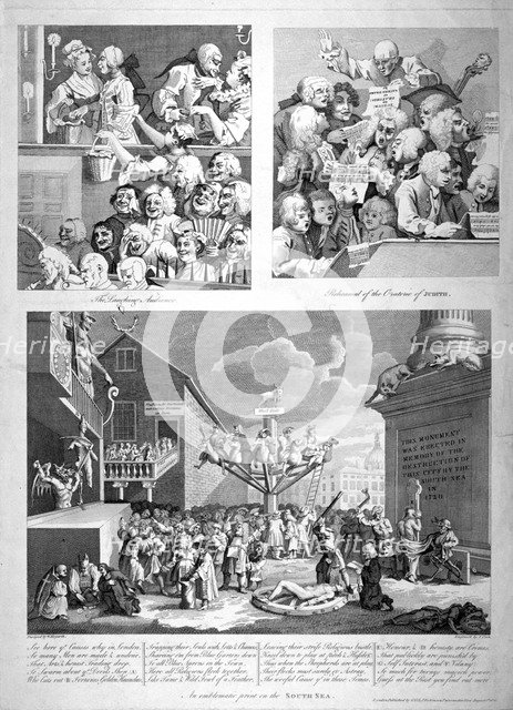 'An emblematic print on the South Sea', 1800.                Artist: Thomas Cook